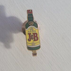 Justerini & Brooks Ltd. J&B Scotch Bottle Vintage Lapel Pin